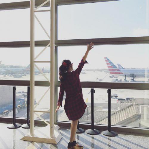 I arrived home safely yesterday! ?#goodbye #LosAngeles ?