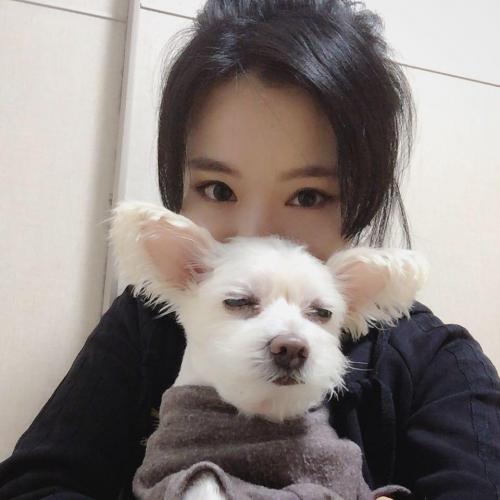 Sleepy Lucky❤️ Hope you had a great weekend!?