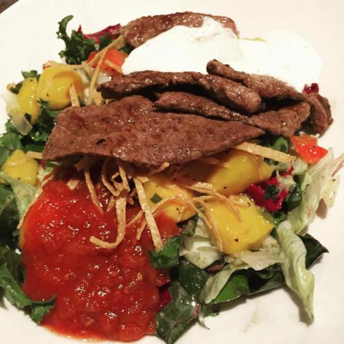 steak salad! 냠냠?? #outback #고기가순식간에샤샤샥